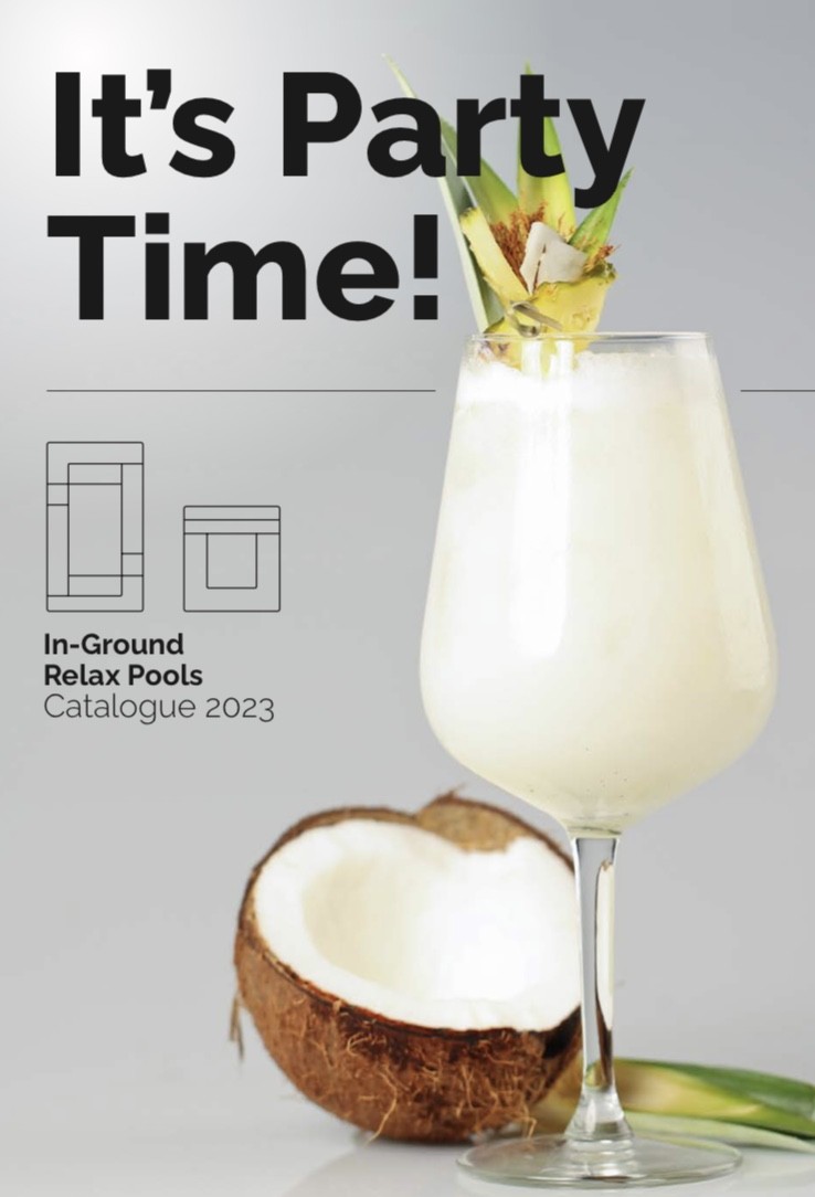 Cocktail pool with poolside seating area